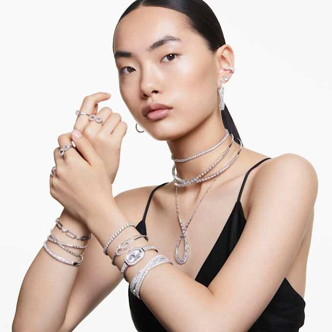 Dextera armbåndsur, sveitsiskprodusert, metallarmbånd, sølvfarget, rustfritt stål Dextera armbåndsur, sveitsiskprodusert, metallarmbånd, sølvfarget, rustfritt stål