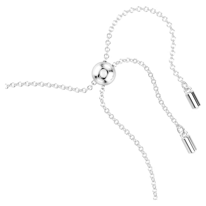Hyperbola-armbånd med Infinity-tegn og hjerte, hvitt, rhodiumbelagt Hyperbola-armbånd med Infinity-tegn og hjerte, hvitt, rhodiumbelagt