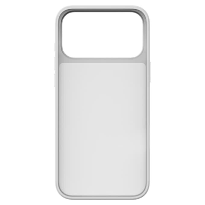 Høyt smarttelefonetui med flate krystaller på baksiden, iPhone® 17 Pro Max, sølvfarget Høyt smarttelefonetui med flate krystaller på baksiden, iPhone® 17 Pro Max, sølvfarget