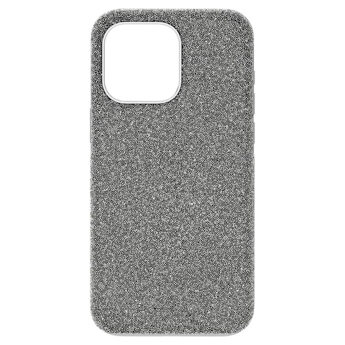 Høyt smarttelefonetui til iPhone® 15 Pro Max, sølvfarget Høyt smarttelefonetui til iPhone® 15 Pro Max, sølvfarget