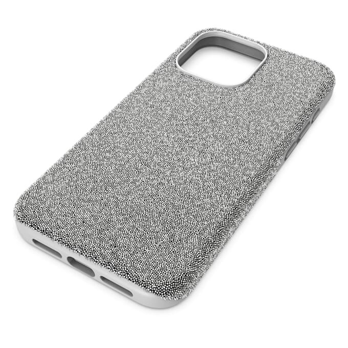 Høyt smarttelefonetui til iPhone® 15 Pro Max, sølvfarget Høyt smarttelefonetui til iPhone® 15 Pro Max, sølvfarget