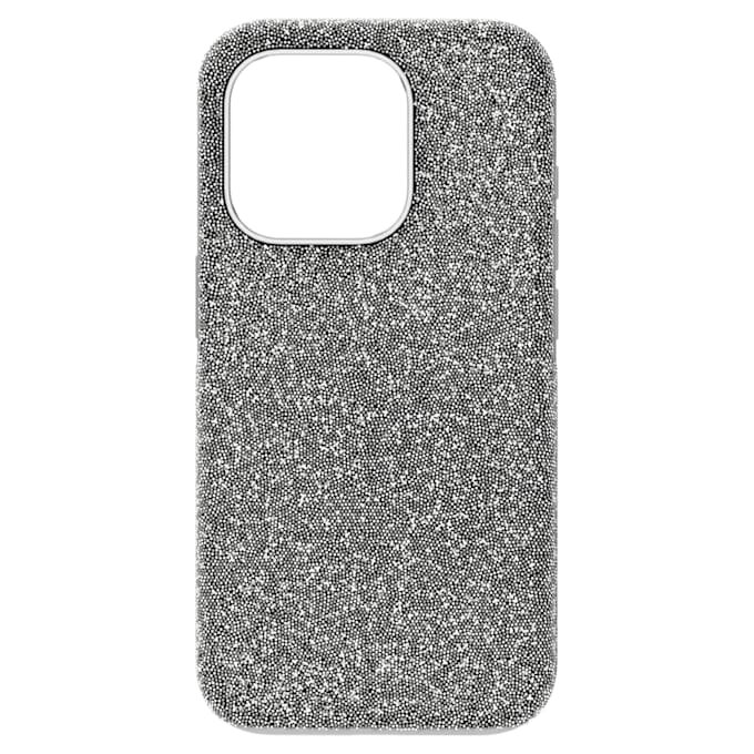 Høyt smarttelefonetui til iPhone® 15 Pro, sølvfarget Høyt smarttelefonetui til iPhone® 15 Pro, sølvfarget