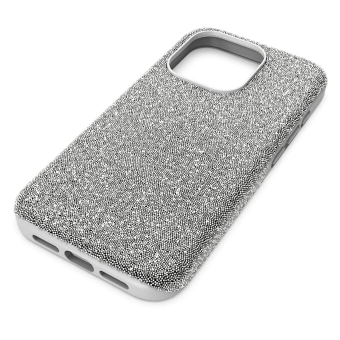 Høyt smarttelefonetui til iPhone® 15 Pro, sølvfarget Høyt smarttelefonetui til iPhone® 15 Pro, sølvfarget