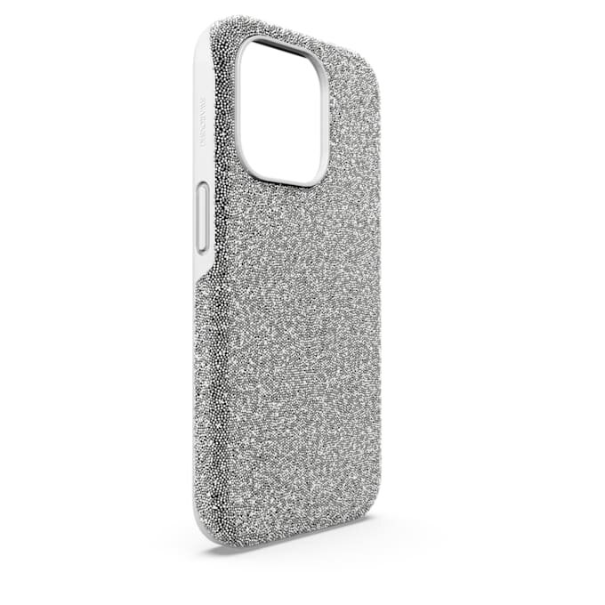 Høyt smarttelefonetui til iPhone® 15 Pro, sølvfarget Høyt smarttelefonetui til iPhone® 15 Pro, sølvfarget