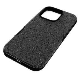 Høyt smarttelefonetui til iPhone® 16 Pro, svart