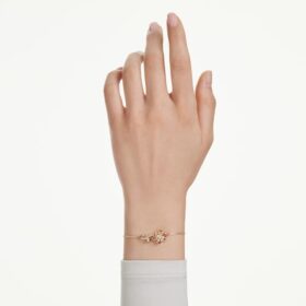 Idyllia-armbånd med blandede slipinger, blomst, flerfarget, gullbelagt Idyllia-armbånd med blandede slipinger, blomst, flerfarget, gullbelagt