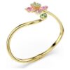 Idyllia-armbånd med blandede slipinger, blomst, flerfarget, gullfarget Idyllia-armbånd med blandede slipinger, blomst, flerfarget, gullfarget