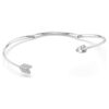 Idyllia choker med blandede slipinger, pil, hvit, rhodiumbelagt Idyllia choker med blandede slipinger, pil, hvit, rhodiumbelagt