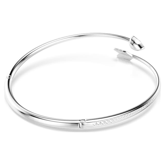 Idyllia choker med blandede slipinger, pil, hvit, rhodiumbelagt Idyllia choker med blandede slipinger, pil, hvit, rhodiumbelagt