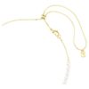 Idyllia choker med krystallperler, blandede slipinger, bie, hvit, gullbelagt Idyllia choker med krystallperler, blandede slipinger, bie, hvit, gullbelagt