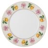 Idyllia middagstallerken i porselen, krystalltrykk, Lily Citron, flerfarget Idyllia middagstallerken i porselen, krystalltrykk, Lily Citron, flerfarget