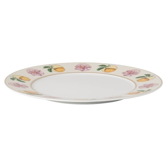 Idyllia middagstallerken i porselen, krystalltrykk, Lily Citron, flerfarget Idyllia middagstallerken i porselen, krystalltrykk, Lily Citron, flerfarget