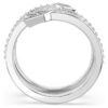 Idyllia-motivring med blandede slipinger, pil, hvit, rhodiumbelagt Idyllia-motivring med blandede slipinger, pil, hvit, rhodiumbelagt