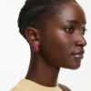 Idyllia øredobber, røde, gullbelagte Idyllia øredobber, røde, gullbelagte