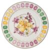 Idyllia serveringsplate i porselen, krystalltrykk-motiv, bukett, flerfarget Idyllia serveringsplate i porselen, krystalltrykk-motiv, bukett, flerfarget