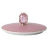 Idyllia sukkerskål i porselen, rosa