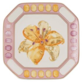 Idyllia Vide Poche Porselen, krystalltrykk-motiv, blomst, rosa