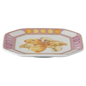 Idyllia Vide Poche Porselen, krystalltrykk-motiv, blomst, rosa