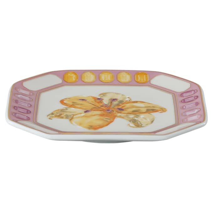 Idyllia Vide Poche Porselen, krystalltrykk-motiv, blomst, rosa Idyllia Vide Poche Porselen, krystalltrykk-motiv, blomst, rosa