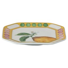 Idyllia Vide Poche-porselen, krystalltrykk-motiv, sitron, gul Idyllia Vide Poche-porselen, krystalltrykk-motiv, sitron, gul