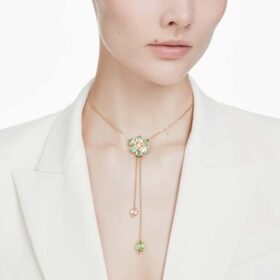 Idyllia Y-anheng med blandede slipinger, blomst, flerfarget, gullfarget