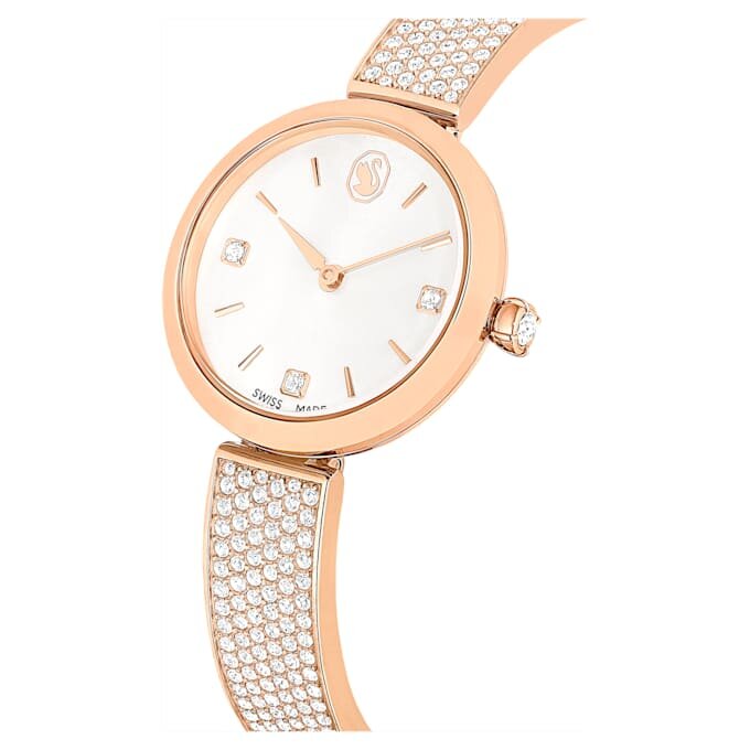 Illumina-klokke, sveitsiskprodusert, metallarmbånd, rosagullfarget, rosagullfarget finish Illumina-klokke, sveitsiskprodusert, metallarmbånd, rosagullfarget, rosagullfarget finish