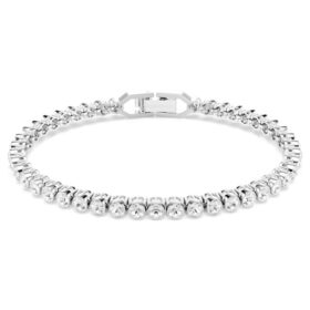 Imber Emily tennisarmbånd, rundslipt, hvitt, rhodiumbelagt Imber Emily tennisarmbånd, rundslipt, hvitt, rhodiumbelagt