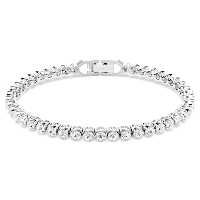 Imber Emily tennisarmbånd, rundslipt, hvitt, rhodiumbelagt Imber Emily tennisarmbånd, rundslipt, hvitt, rhodiumbelagt