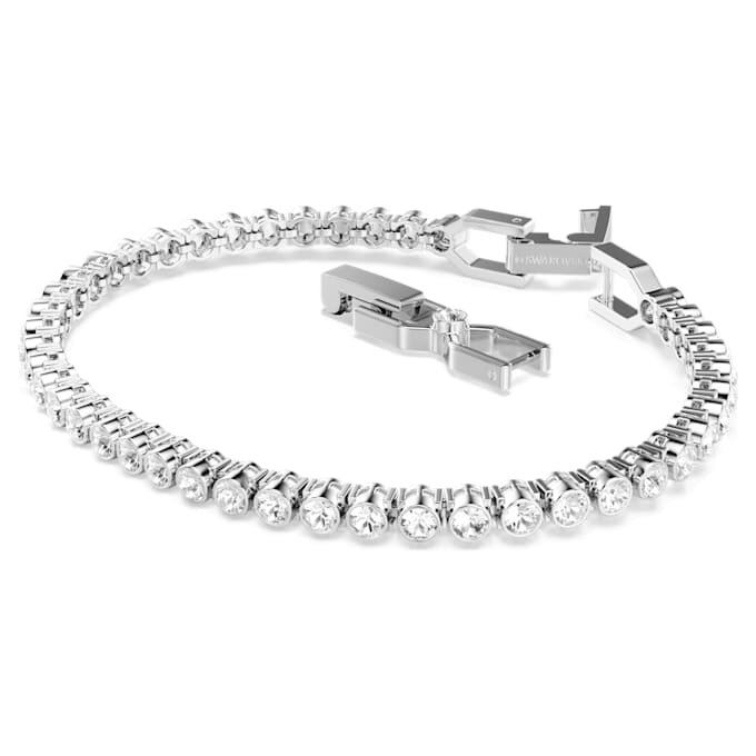 Imber Emily tennisarmbånd, rundslipt, hvitt, rhodiumbelagt Imber Emily tennisarmbånd, rundslipt, hvitt, rhodiumbelagt