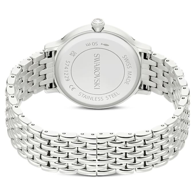Imber-klokke, sveitsiskprodusert, metallarmbånd, sølvfarget, rustfritt stål Imber-klokke, sveitsiskprodusert, metallarmbånd, sølvfarget, rustfritt stål