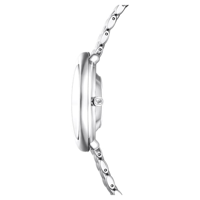 Imber Oval-klokke, sveitsiskprodusert, metallarmbånd, sølvfarget, rustfritt stål Imber Oval-klokke, sveitsiskprodusert, metallarmbånd, sølvfarget, rustfritt stål