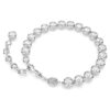 Imber tennisarmbånd med rundslipte krystaller, hvitt, rhodiumbelagt Imber tennisarmbånd med rundslipte krystaller, hvitt, rhodiumbelagt