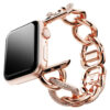 Kjedestropp til Apple Watch® 40 mm og 41 mm, rosagullfarget, rosagullfarget finish