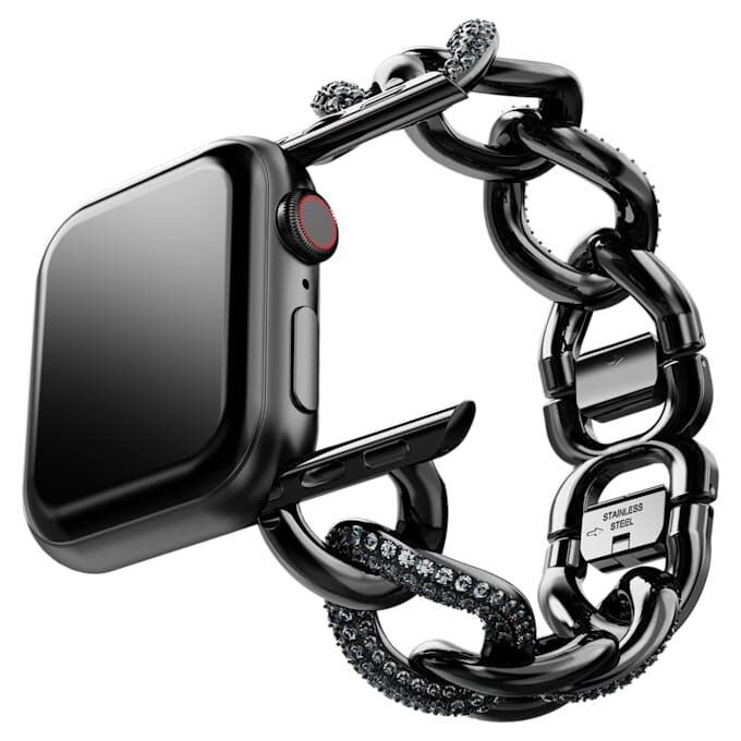 Kjedestropp til Apple Watch® 40 mm og 41 mm, svart, svart finish Kjedestropp til Apple Watch® 40 mm og 41 mm, svart, svart finish