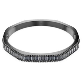 Matrix-armbånd med baguetteslipning, åttekantet form, grå, rutheniumbelagt Matrix-armbånd med baguetteslipning, åttekantet form, grå, rutheniumbelagt