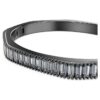 Matrix-armbånd med baguetteslipning, åttekantet form, grå, rutheniumbelagt Matrix-armbånd med baguetteslipning, åttekantet form, grå, rutheniumbelagt