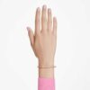 Matrix-armbånd med baguetteslipning, åttekantet form, rosa, gullfarget Matrix-armbånd med baguetteslipning, åttekantet form, rosa, gullfarget