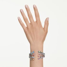 Matrix-armbånd med blandede slipinger, bukett, flerfarget, rutheniumbelagt Matrix-armbånd med blandede slipinger, bukett, flerfarget, rutheniumbelagt