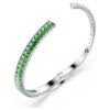 Matrix-armbånd med blandede slipninger, grønt, rhodiumbelagt Matrix-armbånd med blandede slipninger, grønt, rhodiumbelagt