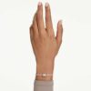Matrix-armbånd med blandede slipninger, hvitt, rosagullbelagt Matrix-armbånd med blandede slipninger, hvitt, rosagullbelagt