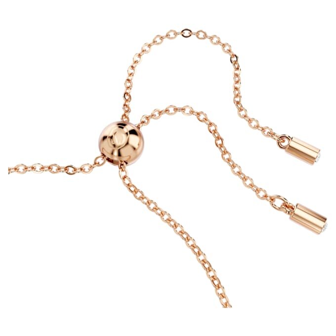 Matrix-armbånd med blandede slipninger, hvitt, rosagullbelagt Matrix-armbånd med blandede slipninger, hvitt, rosagullbelagt