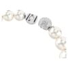 Matrix-armbånd med krystallperler, hvitt, rhodiumbelagt Matrix-armbånd med krystallperler, hvitt, rhodiumbelagt