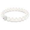 Matrix-armbånd med krystallperler, hvitt, rhodiumbelagt Matrix-armbånd med krystallperler, hvitt, rhodiumbelagt