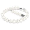 Matrix-armbånd med krystallperler, hvitt, rhodiumbelagt Matrix-armbånd med krystallperler, hvitt, rhodiumbelagt