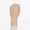 Matrix-armbånd med krystallperler, runde slipninger, hvite, rosagullbelagt Matrix-armbånd med krystallperler, runde slipninger, hvite, rosagullbelagt
