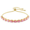 Matrix-armbånd med pæreformet sliping, rosa, gullbelagt Matrix-armbånd med pæreformet sliping, rosa, gullbelagt