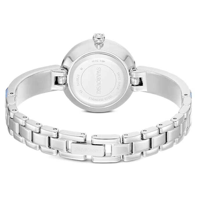 Matrix armbåndsur, sveitsiskprodusert, krystallarmbånd, blått, rustfritt stål Matrix armbåndsur, sveitsiskprodusert, krystallarmbånd, blått, rustfritt stål