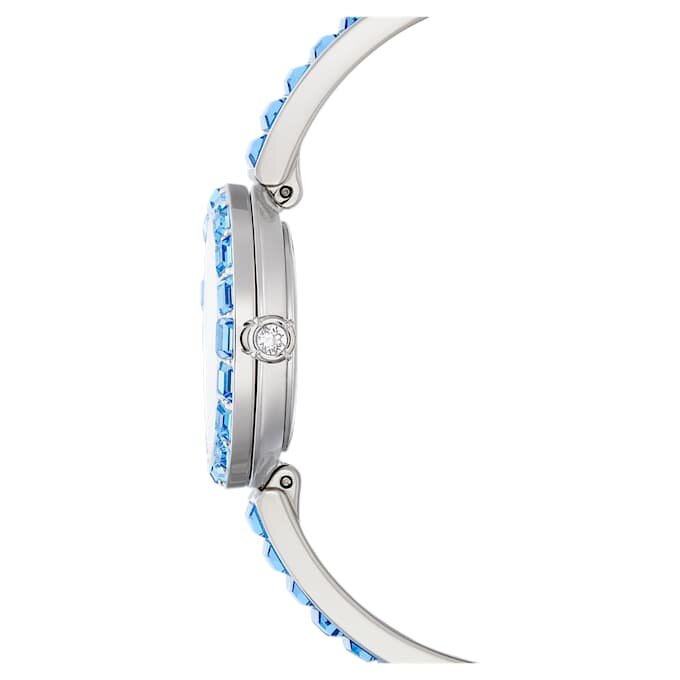 Matrix armbåndsur, sveitsiskprodusert, krystallarmbånd, blått, rustfritt stål Matrix armbåndsur, sveitsiskprodusert, krystallarmbånd, blått, rustfritt stål
