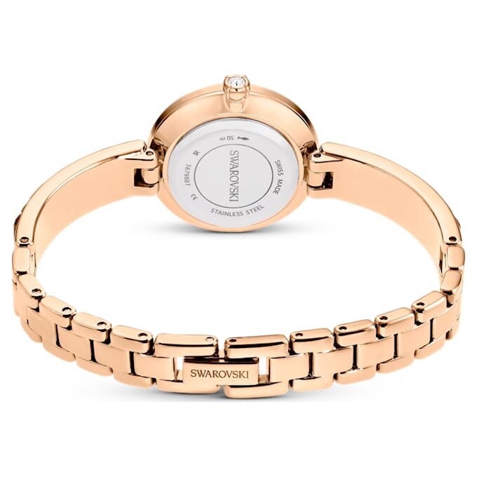 Matrix armbåndsur, sveitsiskprodusert, krystallarmbånd, grått, rosagullfarget finish Matrix armbåndsur, sveitsiskprodusert, krystallarmbånd, grått, rosagullfarget finish