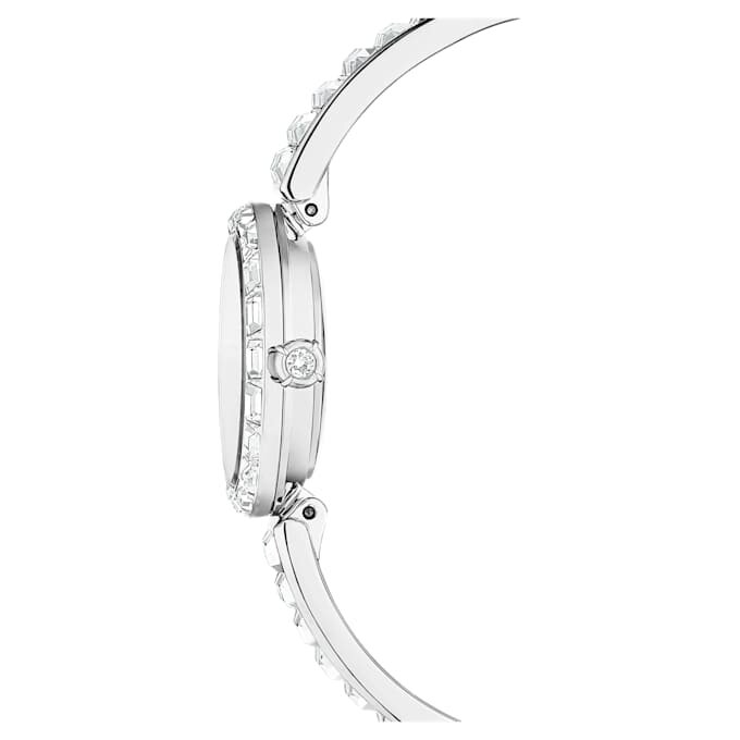 Matrix armbåndsur, sveitsiskprodusert, krystallarmbånd, hvitt, rustfritt stål Matrix armbåndsur, sveitsiskprodusert, krystallarmbånd, hvitt, rustfritt stål
